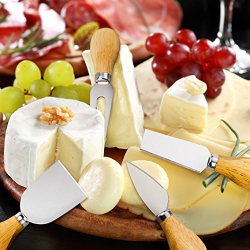 6 Cheese+Knives+Stainless+include+Spatula