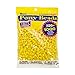 Darice Opaque Lemon Yellow Pony Beads – Great Craft Projects for All Ages – Bead Jewelry, Ornaments, Key Chains, Hair Beading – Round Plastic Bead With Center Hole, 9mm Diameter, 1,000 Beads Per Bag