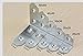 RERIVER?20pcs 20mmx20mm Corner Brace Joint Right Angle Bracket Fastener