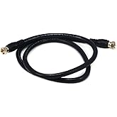 Monoprice RG6 Quad Shield CL2 Coaxial Cable with F Type Connector