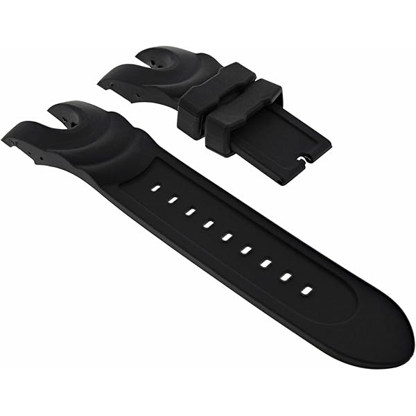 Amazon.com: Ewatchparts 26mm Rubber Watch Band Strap Compatible