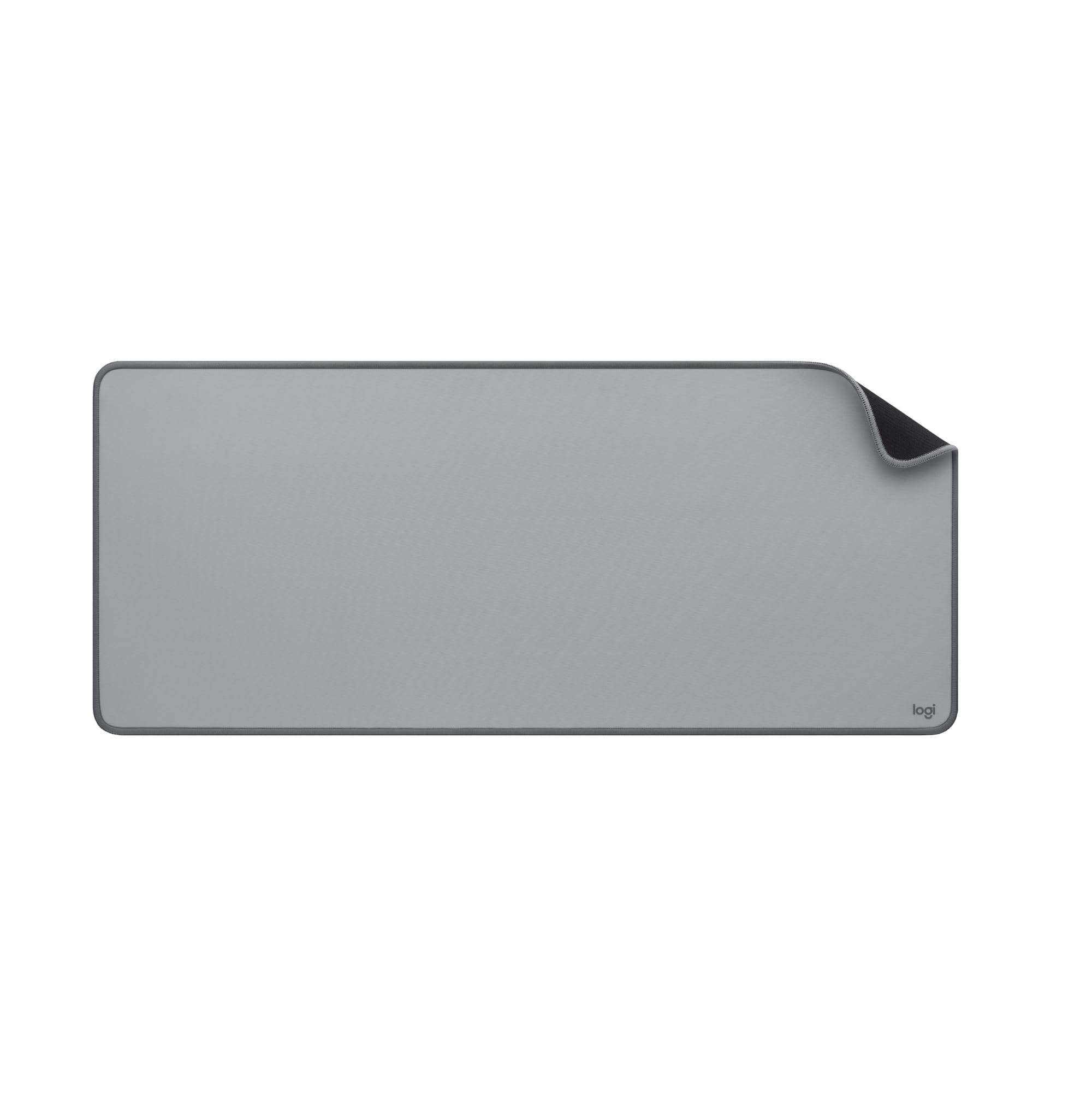 Logitech Desk Mat - Studio Series, Multifunktionale große Unterlage, Erweiterte Mausmatte, Anti-Rutsch-Gummiboden, Spritzwassergeschützt, Langlebig - Grau 4