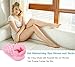 Gel Moisturizing Spa Gloves and Socks for Dry Feet - Fast Cracked Heel Repair And Simple Foot Skin Care with these Gel Foot Sleeves for Women and Men by EHOLIFE (2 Pairs) (pink)