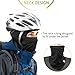 DIMPLES EXCEL Balaclava Motorcycle Tactical Skiing Face Mask, Black, Size Large