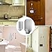 Newraturner Adhesive Hooks, 32-Pack Heavy Duty Wall Hooks Stainless Steel Waterproof Hangers for Kitchen, Bathroom, Bags, Towel, Coat, Keys, Robe, Home, Offices (16 Small + 16 Big) (Hooks - 32p)
