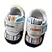 Toddler Boy Fuax Leather Crib Shoes Soft Sole Velcro Sport Sneakers