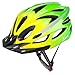 JBM Adult Cycling Bike Helmet Specialized for Mens Womens Safety Protection Red/Blue/Yellow (Gradient Green, Adult)