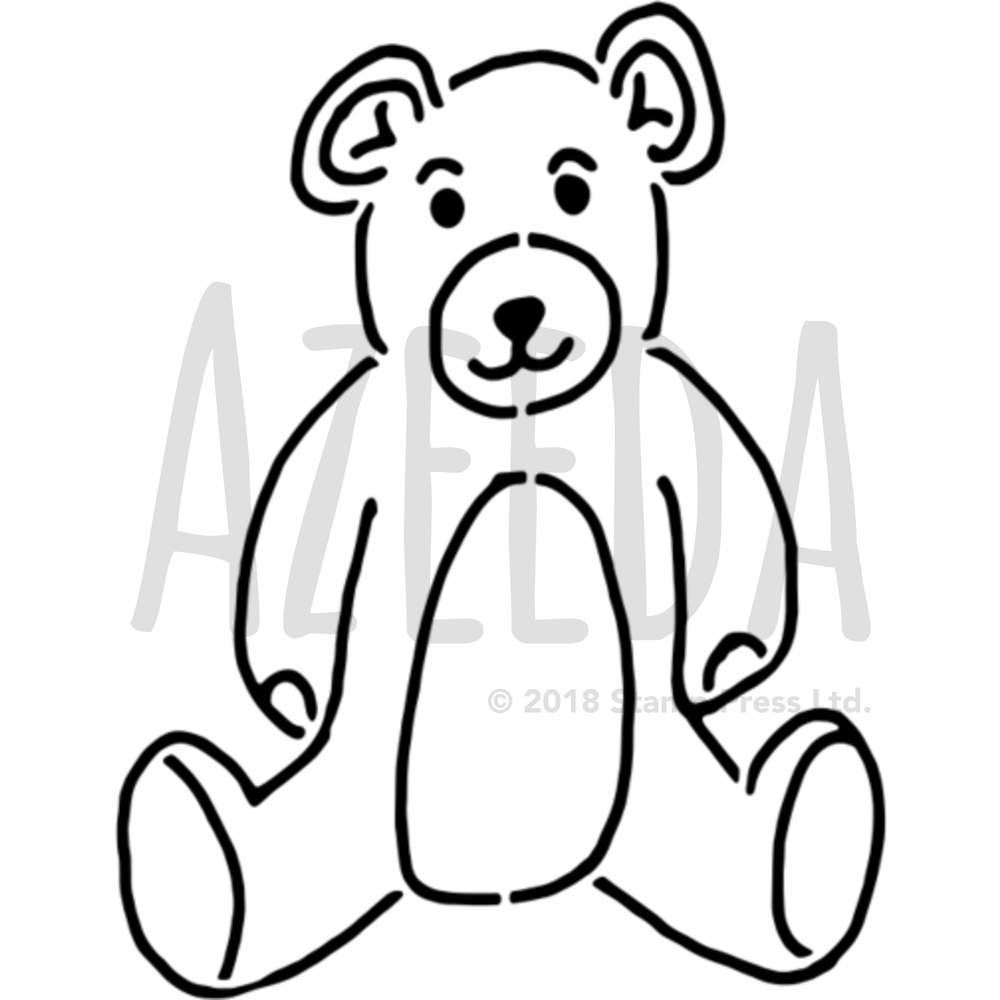 A5 'Teddybär' Wandschablone / Vorlage (WS00035040): Amazon.de: Spielzeug