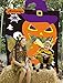 TONAK Kids Halloween Games Party Decorations Halloween Pumpkin Party Decorations for Kids Bean Bag Toss Game Black (30” X 54”)