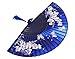 meifan Hand Folding Fans for Women – Japanese Chinese Oriental Vintage Retro Bamboo Silk Fans for Festivals Wedding Dancing Party