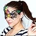 Aneco 10 Pieces Multicolored Lace Masquerade Mask Sexy Lace Eye Mask Venetian Eyemask for Halloween Prom Ball and Costumes Party