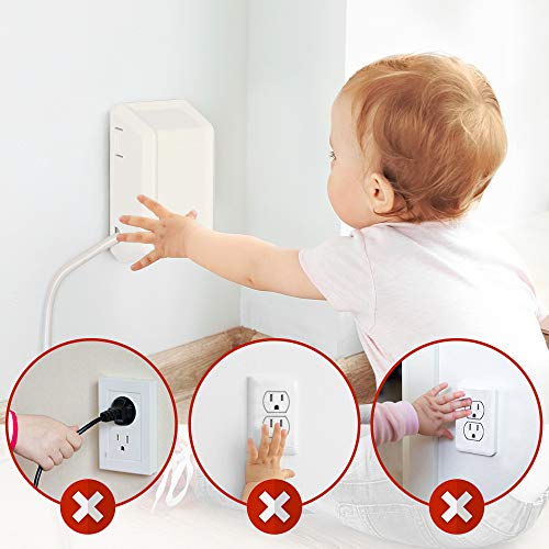 EUDEMON Baby Safety Electrical Outlet Cover Box Childproof Large Plug