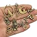 iloveDIYbeads 100g (65pcs) Craft Supplies Small Antique Silver Bronz Animals Cats Charms Pendants for Crafting, Jewelry Findings Making Accessory for DIY Necklace Bracelet (M180)