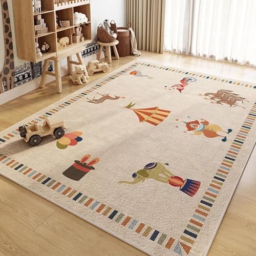 Portable Baby Play Mat, Washable Cotton Kids Playmat, Foldable Large Thick Activity, Non-Slip, Non-Toxic, Waterproof, Safe Crawling Mat For Toddler Boy Girl.200X160 CM