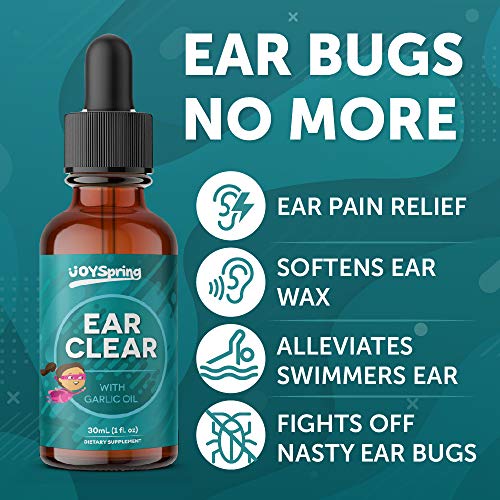 Garlic Ear Oil Drops Ear Infection Drops for Kids Herbal Formula