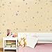 TOARTi Stars Wall Decals (124 Decals) Wall Stickers Removable Home Decoration Easy to Peel Stick Painted Walls Metallic Vinyl Polka Wall Decor Sticker for Baby Kids Nursery Bedroom (Silver Stars)