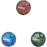 Waboba Metallic Moon Ball, Colors May Vary, Hyper Bouncy | Red, Blue, or Green, Perfect for Active Play and Outdoor Games