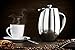 Quiseen Double Wall Stainless Steel French Press Coffee Maker, 1 Liter - 34-Ounce (8 4oz Cups)
