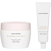Laura Mercier Luxe Serum Body Cream and Hand Cream Bundle, Long Lasting Hydration, Infused with Shea Butter, French Inspired Scent, Almond Coconut