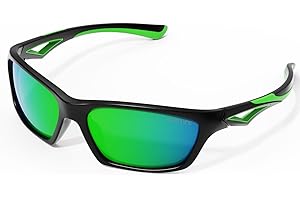 ACBLUCE Kids Sunglasses TPEE Unbreakable Polarized Sports Glasses with Adjustable Strap For Boys Girls Age 3-7