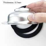 Qrity 110mm Stainless Steel PVC Sink Waste Basket Strainer Plug 1.5" Hole view 5