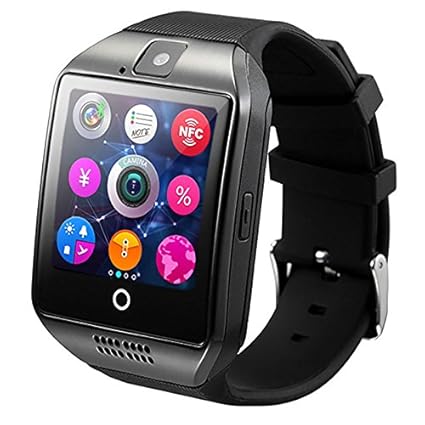 Amazon.com: Fashion Arc Clock Bluetooth Smart Watch Q18s ...