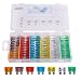 DEDC Blade Fuse Set 120 Pieces Standard Blade Fuse Assortment Kit 5,7.5,10,15,20,25,30 AMP Essential Replacement,Regular ATM Blade Fuses for Cars,Trucks,Boats primary