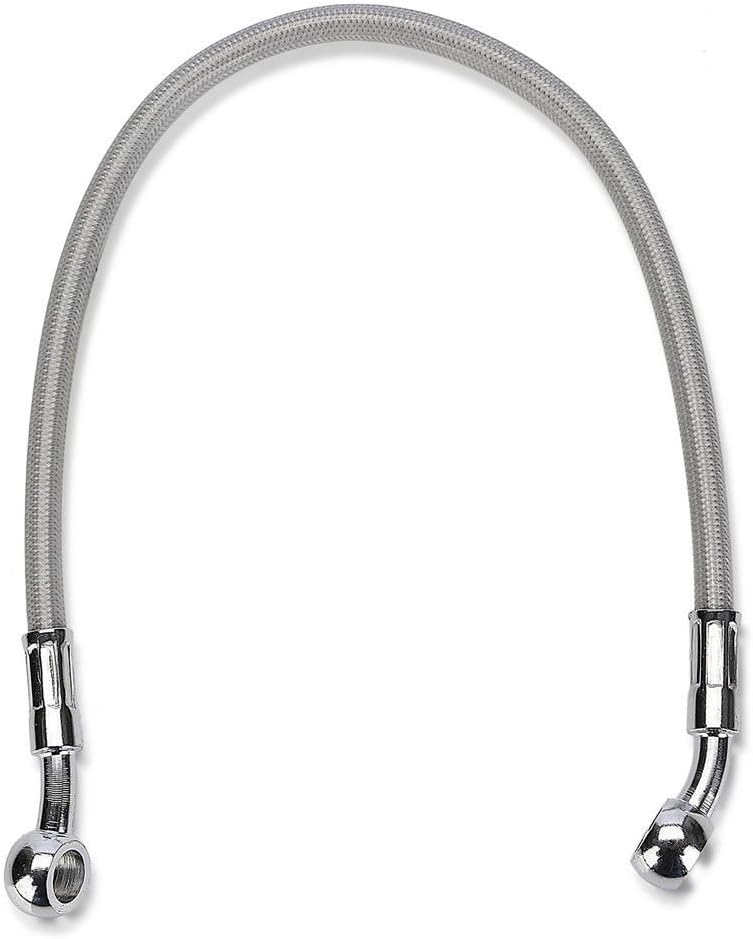 XTLSTORE 39cm-150cm Motorcycle Brake Oil Hose Line Banjo Fitting Stainless Steel Braided