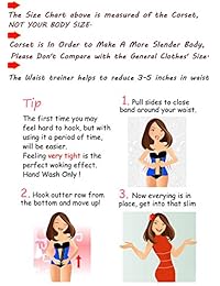 DILANNI Corsé de látex para dama, para pérdida de peso, moldeador de cuerpo