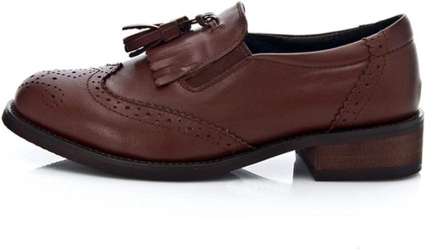 Amazon Thld オックスフォードシューズ レディース レースアップ おじ靴 ブラック ローファー スムース エナメル 撥水 タッセル飾り ラウンドトゥ カジュアルシューズ 通学 お洒落 スリッポン 無地 シンプル 歩きやすい ベーシック ローファー スリッポン