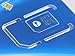 Israel Prepaid SIM Card from Pelephone, Including 30 Days Unlimited Calls & SMS in Israel + 100GB Data, Triple SIM 3 in 1 for Any Size SIM Mini Micro Nano + SIM Card Case iPhone Pin & User Guide