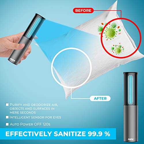 UV Light Sanitizer Wand, Portable Handheld UV Professional Household