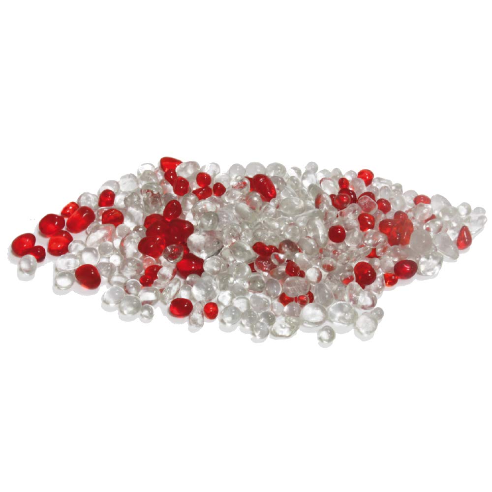 wave Crystal Sand, 400 g, White/Red
