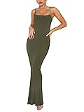 REORIA Women's Sexy Casual Lounge Slip Long Dress