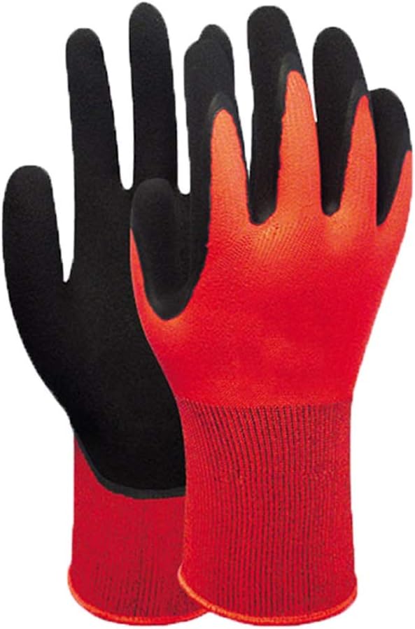 SHOP YJX Hand Protection For Industrial, Wear-resistant, Lightweight Coated Nitrile Gloves. Latex Coating Work (Color : S)