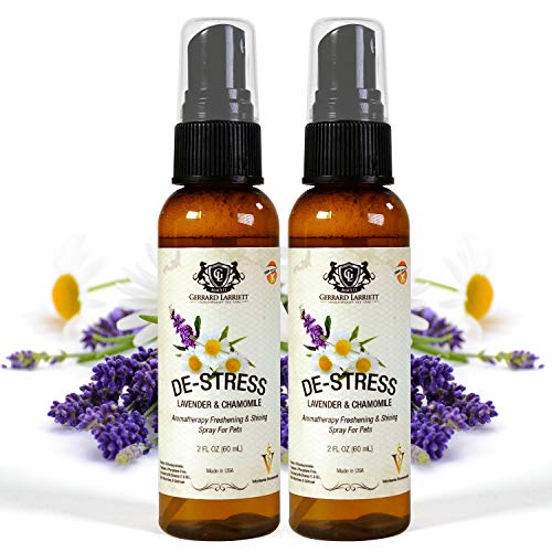 Aromatherapy Freshening & Shining Spray for Pets, Dog Grooming Spray, Dog Perfume, Dog Cologne & Pet Odor Eliminator 2 FL OZ (60 mL) Travel Size Duo