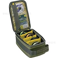 ALOFTT Fishing Reel Bag Portable Outdoor Fishing Reel Gear Bag Carry Storage Water-Resistant Fishing Tackle Bags (Green)