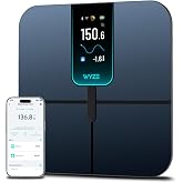 Wyze Scale Ultra Smart Scale for Body Weight, BMI &amp; Muscle Mass | Wi-Fi &amp; Bluetooth Sync, 4.3" Color Display, Tracks 13 metrics, Heart Rate Tracking, Baby/Pet/Luggage Mode, 400lbs Capacity