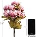 Luyue Peonies Artificial Flowers Vintage Faux Peony Arrangements Fake Flower for Vase Silk Floral Bouquet for Table Centerpiece Wedding Decoration Indoor Home Decor