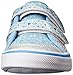 Disney Frozen Elsa and Anna Hook-and-Loop Sneaker, Blue/Silver, 10 M US Toddler