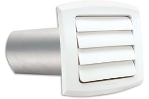 Dundas Jafine 6 inch White Louvered Vent Hood BLH6WZW