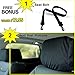 BH Dog Seat Cover for Back Seat Waterproof Oxford Cloth Hammock 600D Heavy Duty Scratch Proof Nonslip Durable Soft for Cars Trucks and SUVs