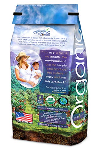 2LB Cafe Don Pablo Subtle Earth Organic Gourmet Coffee - Medium-Dark Roast - Whole Bean Coffee USDA Certified Organic, 2 Pound (3 Pack)