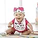 Gerber Baby Girls' 3 Pack Terry Dribbler Bibs