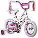 Schwinn Tigress Girl's Bicycle with Training Wheels, 12-Inch Wheels, White