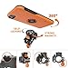 MORPHEUS LABS M4s iPhone 8 Bike Mount, Phone Holder & iPhone 8 Case, Bicycle Cell Phone Holder, Adjustable, fits to Most Bike Handlebars, with Quick Lock, Magnetic for iPhone 8/7 (Not Plus) [Orange]