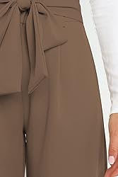 GUOLEZEEV Wide Leg Trousers for Women High Waisted