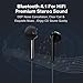 Bluetooth Headphones, Wireless Headphones Bluetooth V4.1 Earbuds with Mic Stereo Earphones Noise Cancelling Sweatproof Sports Headset for iPhone X 8 7 Plus Samsung Galaxy S9 and Android Phones (black)