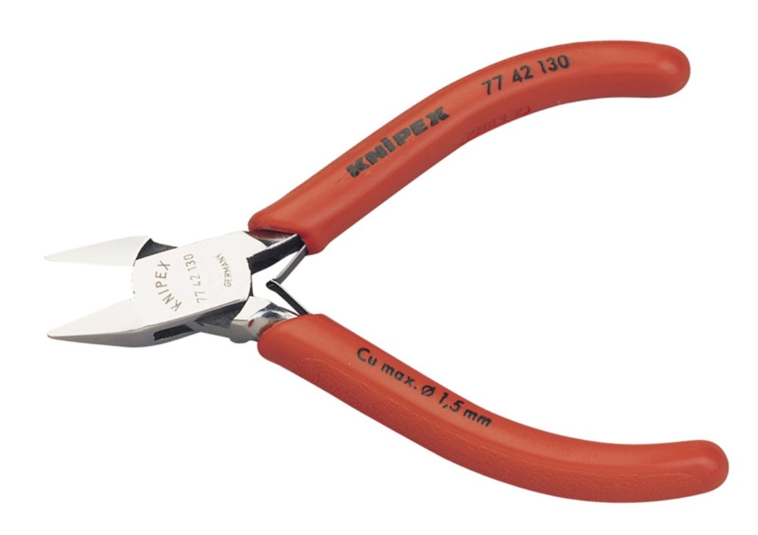 Knipex 27729 130mm Full Flush Electronics Diagonal Cutting Nipper