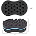 Hotrose Double Wave Barber Hair Brush Sponge Dread Afro